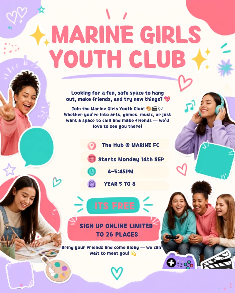 Marine Girls Youth Club Flyer (1)